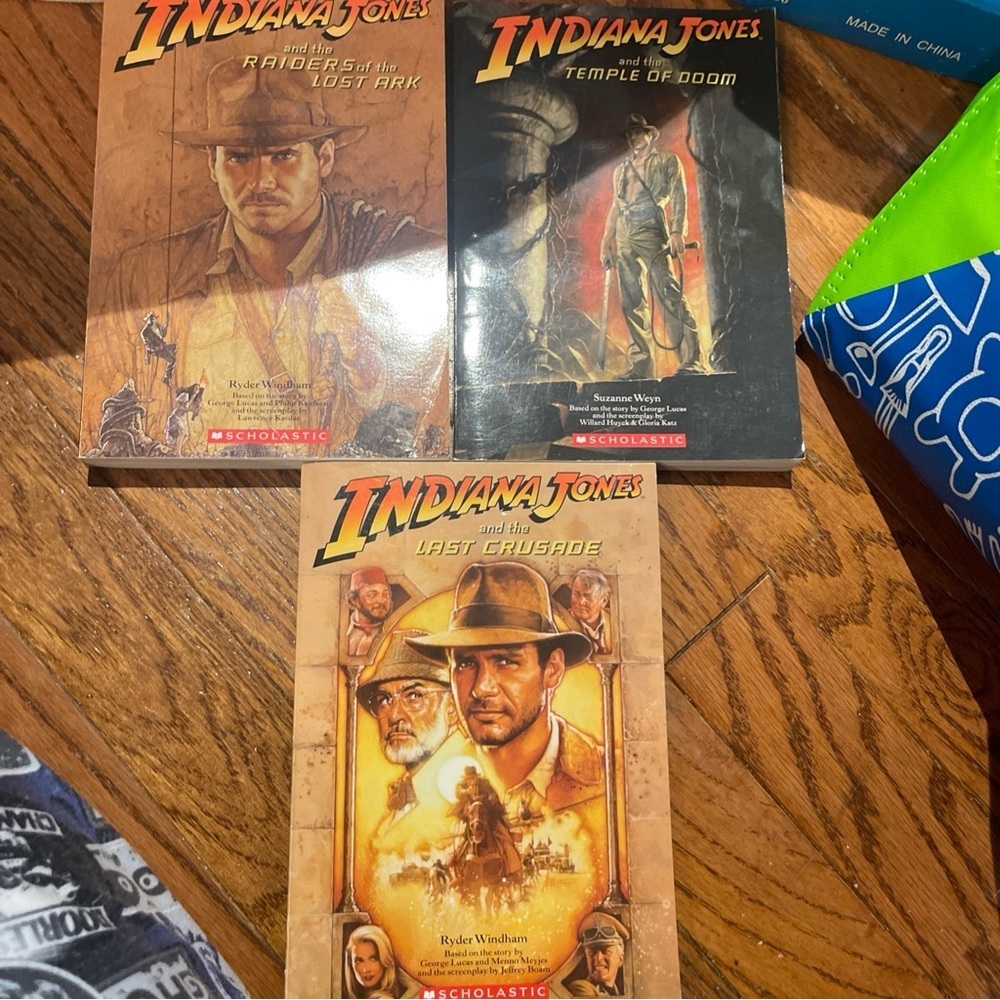 Scholastic Indiana Jones Adventure Book Trio